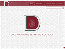 Tablet Screenshot of diccionarioterminosislamicos.com